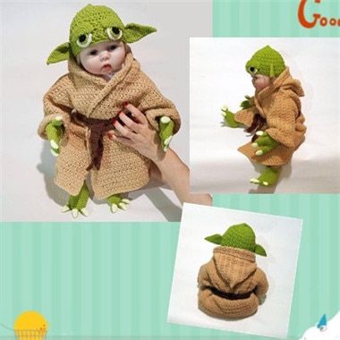 Yoda Baby Outfit Crochet Costume